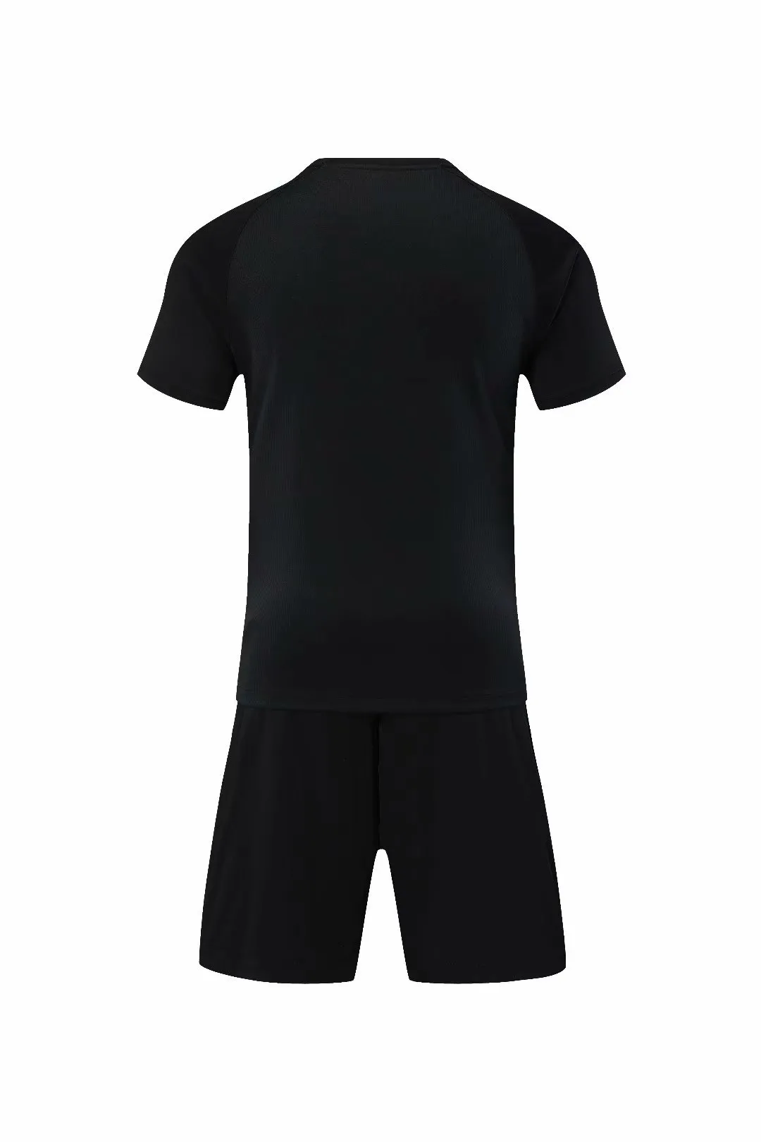 qianqiu00016Fußball-Trikots, schwarzes T-Shirt für Erwachsene, individueller Service, atmungsaktiv, individuelle personalisierte Dienste, Schulmannschaft, alle Vereins-Fußball-Shirts