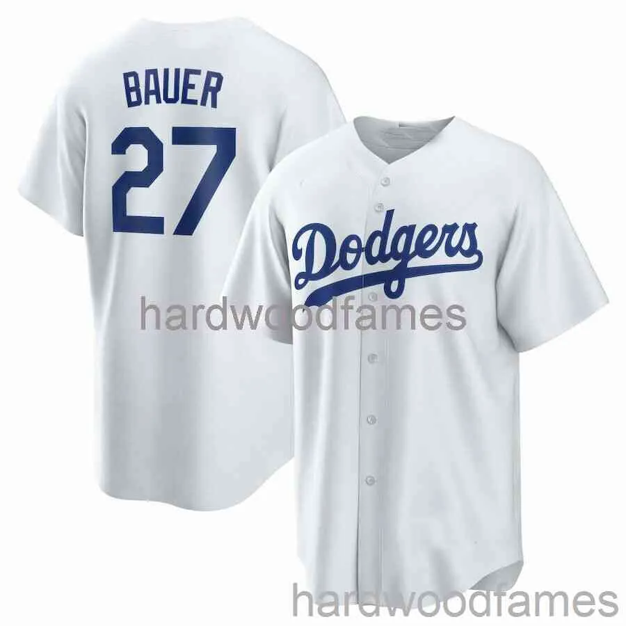 Personalizado Trevor Bauer # 27 Jersey Stitched homens mulheres juventude kid beisebol jersey xs-6xl