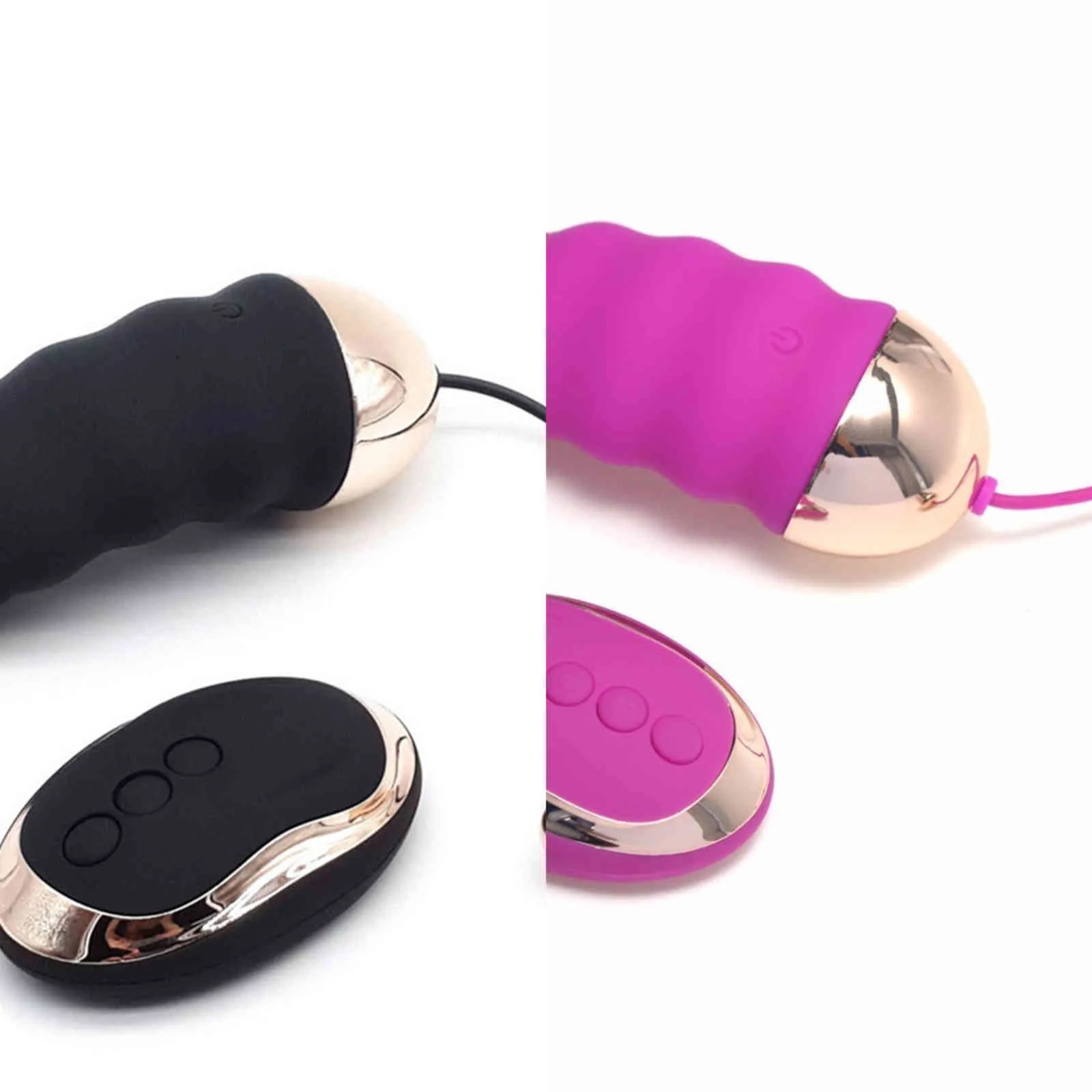 NXY Eggs USB wiederaufladbar, 10-Gang-Fernbedienung, kabellos, vibrierend, Sex-Liebesvibrator, Spielzeug für Frauen, Lila, Schwarz, Erotik, 1124