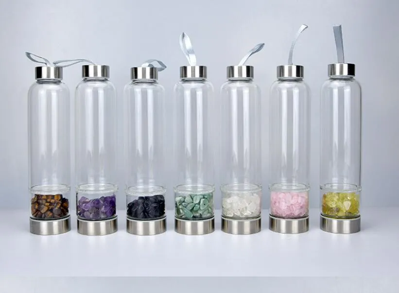 Wholesale Glass Healing Crystal Water Drink Bottle Elixir Infuser Gemstone Tester 213 From Xi2015 14.16 DHgate.Com