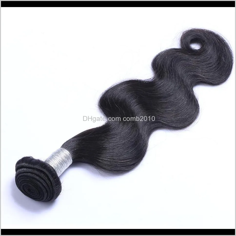 indian virgin human hair body wave unprocessed remy hair weaves double wefts 100g/bundle 1bundle/lot can be dyed bleached
