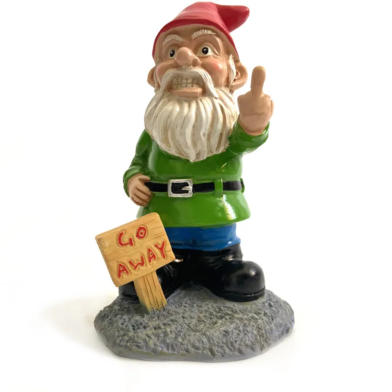 Juldekorationer Gifts Garden Ornaments Dwarf Resin Crafts Cartoon Dwarf Statue White Beard Old Man