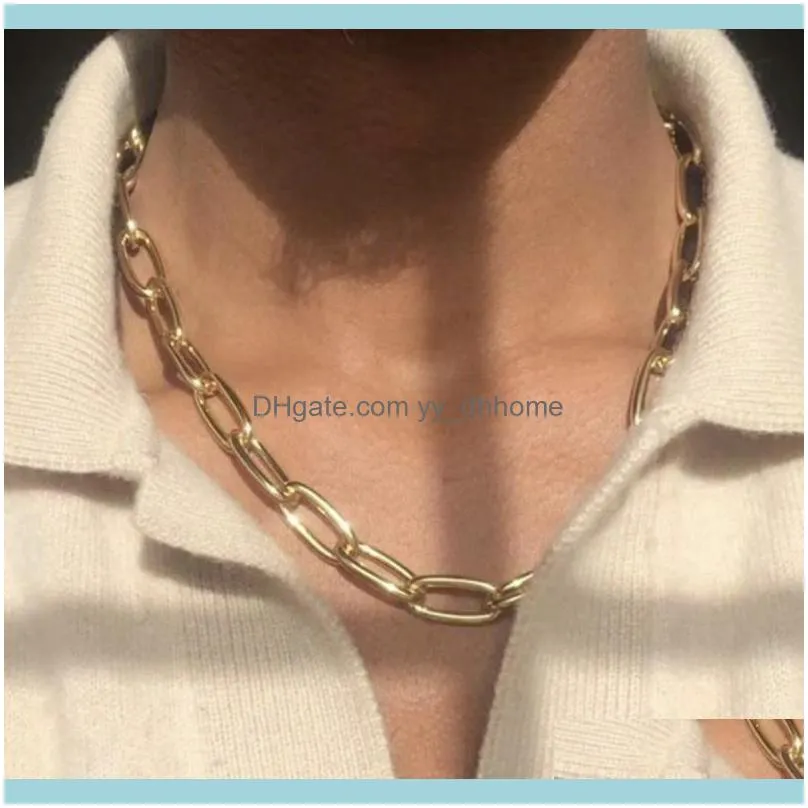 Earrings & Necklace Joolim High End Gold Finish Link Chain Bracelet Set Statement Chunky Jewelry Costume Wholesale