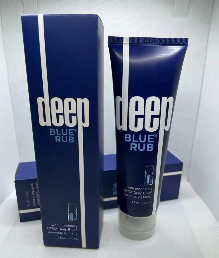 Dropshipping deep BLUE RUB topical cream with essential oils 120ml