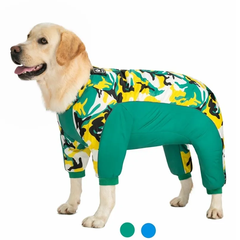 Pawsome Winterwear Waterproof Dog Overalls Thick Fleece Lined Coat For