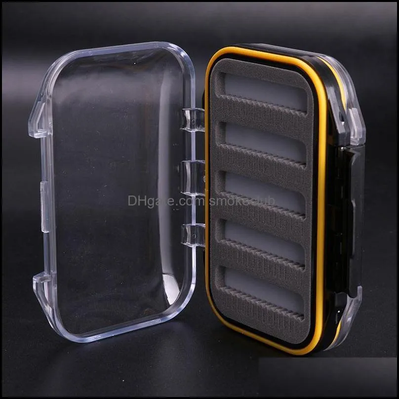 Durable ABS Plastic Foam Fishing Tackle Lure Bait Hook Storage Case Cover Box Waterproof Fish Accessories DO2