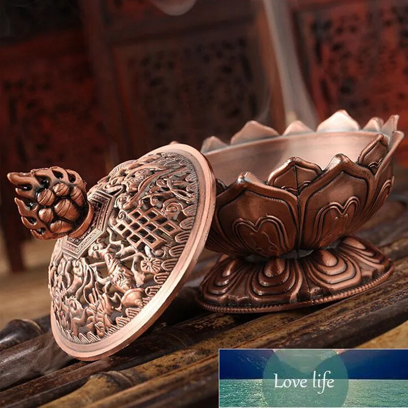 Fragrance Lamps Chinese Buddha Alloy Incense Burner Holder Lotus Censer Home Decor Furnace For Decoration Factory price expert design Quality Latest Style