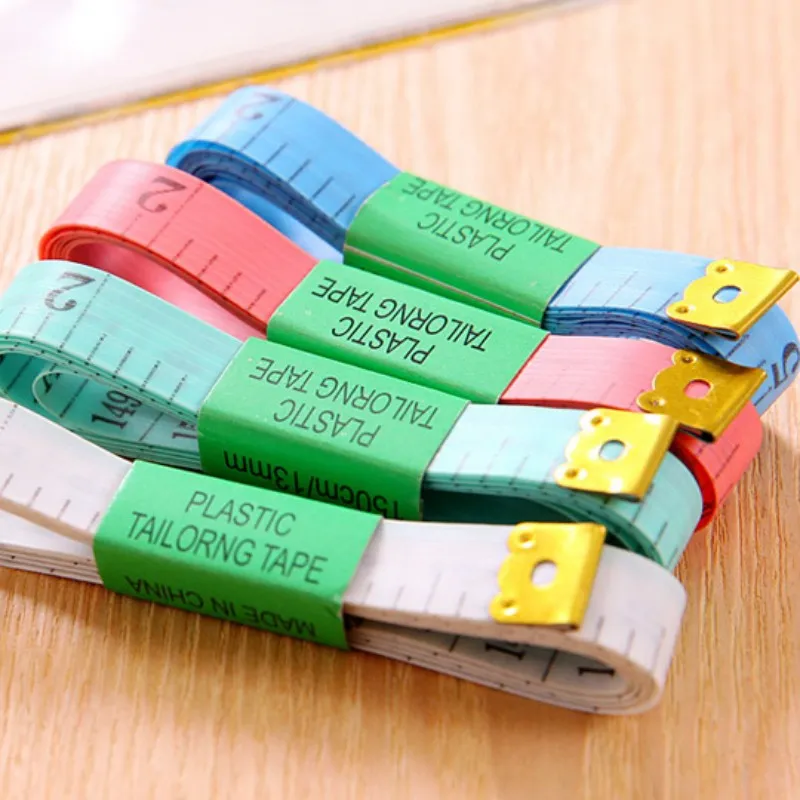 Portable Home Colorful Body Measuring Ruler Inch Sewing Tailor Tape Measure  Soft Pex Crimp Tool 1.5M Sewings Measurings Tapes From Esw_home, $0.13