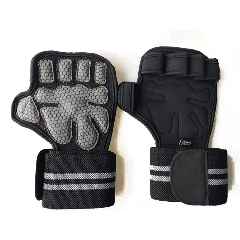 Sports Gloves 1 Pair Of Weight Training Fitness Grip Palm Protection