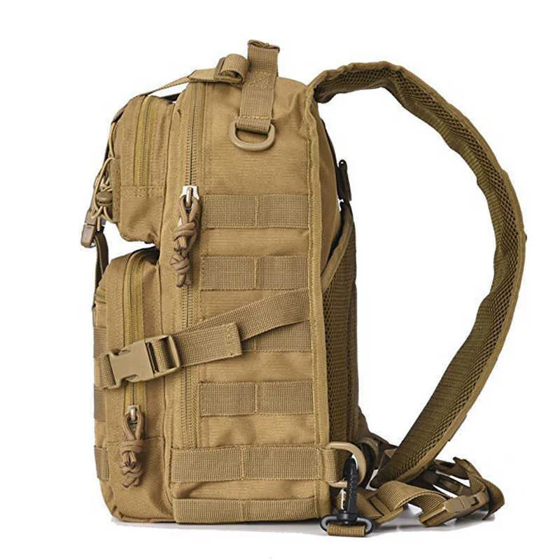 20L bolso táctico de hombro hombres trekking mochila nylon impermeable al aire libre caza al aire acampar pesca de senderismo Molle militar ejército bolsa Y0721