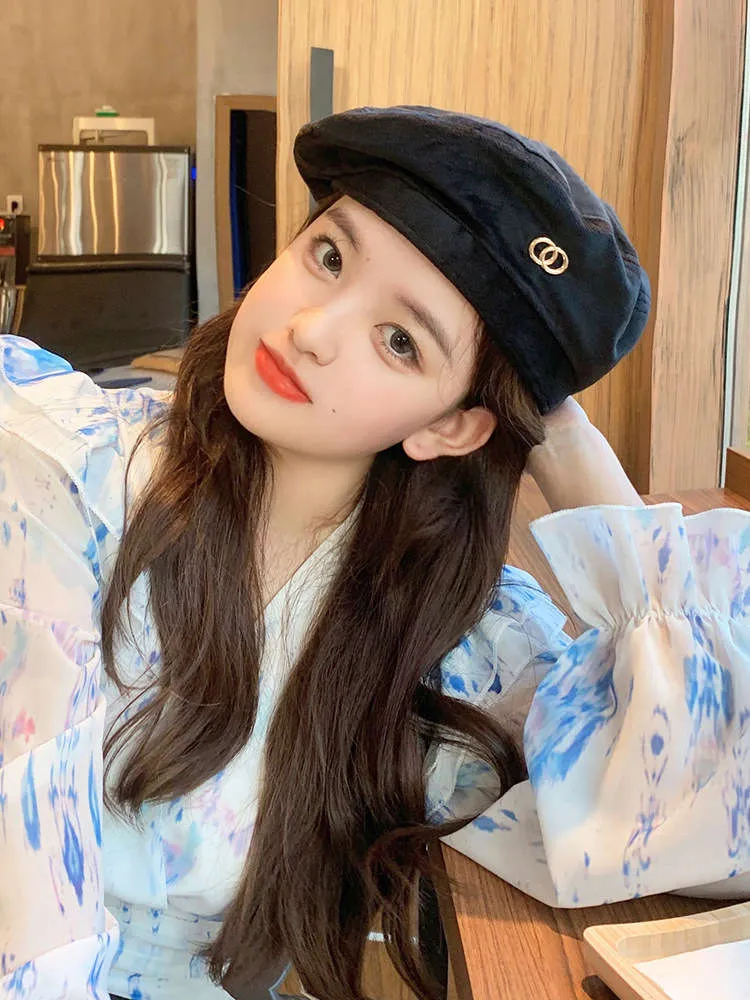 値下げ可 ベレー帽の女性の初期の秋の薄いファッションネットレッドインスファッション韓国人21新しい大きい頭の円周汎鉄帽子zichao お取寄 Vtech Computer Com
