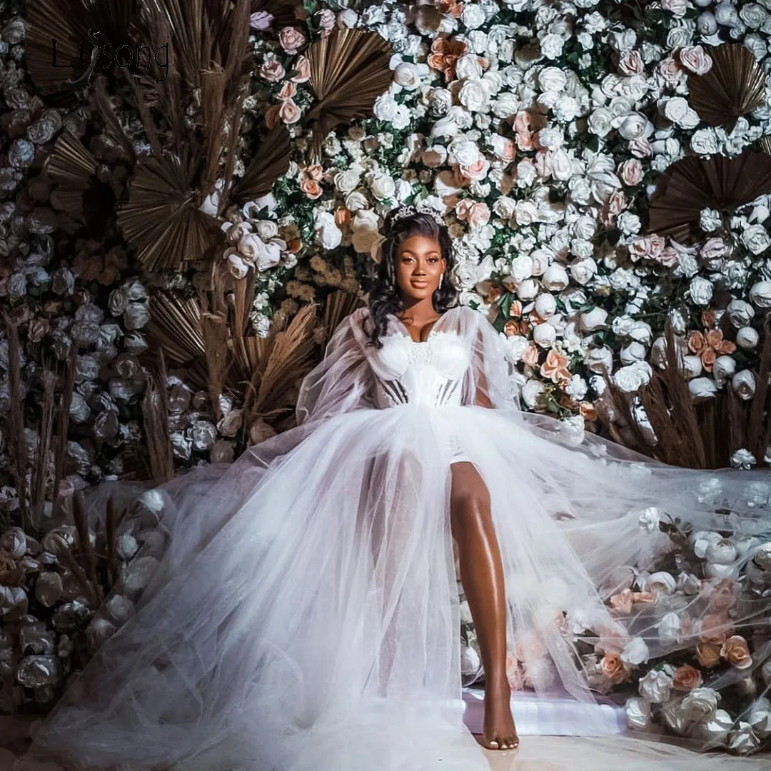 Long white tulle dress hotsell
