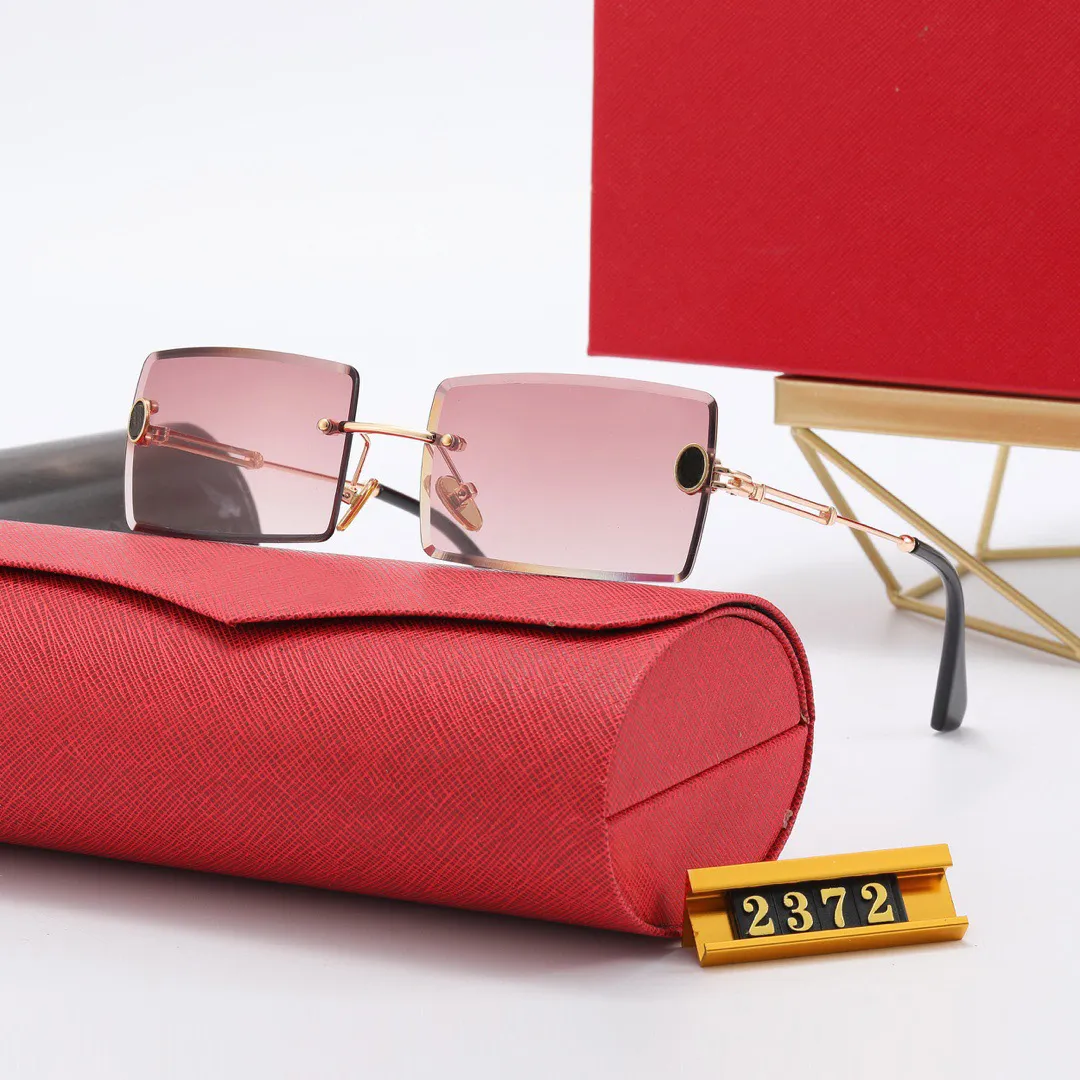 Designer Sunglasses Brand UV400 Eyewear Metal Gold Frame Sun