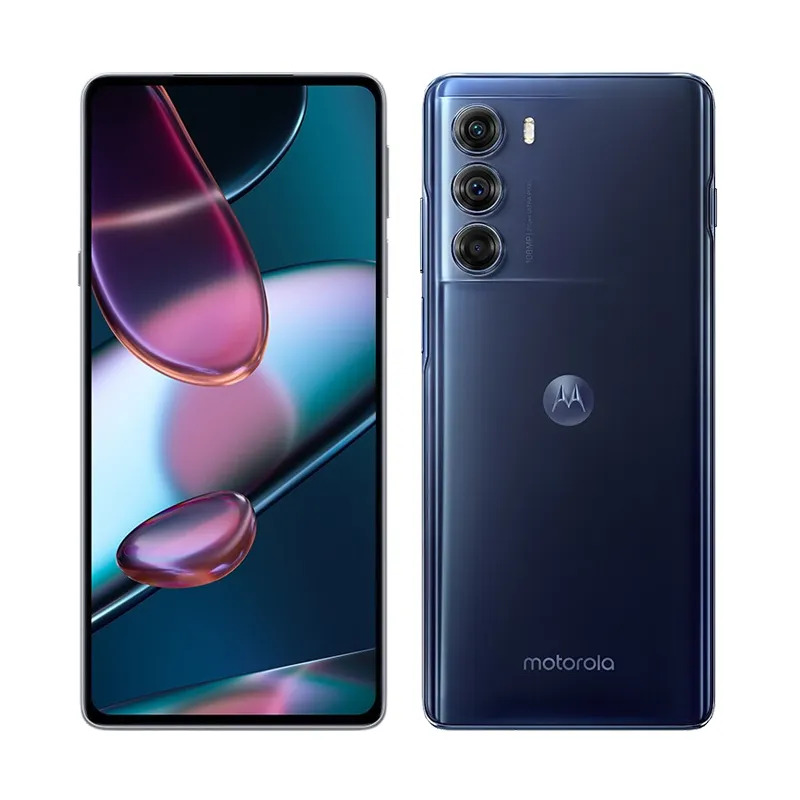 Original Lenovo Motorola Edge X30 Moto 5g Mobiltelefon 12GB RAM 256GB ROM Snapdragon 8 Gen 1 Android 6.8 "Fullskärm 60.0mp OTG NFC 5000MAH Fingerprint ID Smart Cell Phone