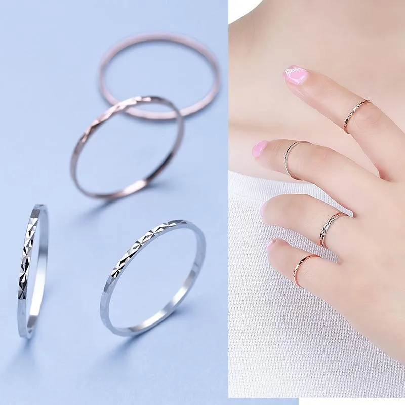 Cluster Rings BALMORA 1 Piece Midi Finger Knuckle Ring 100% Real 925 Sterling Silver Jewelry For Women Lady Girls Party Gifts JR130390