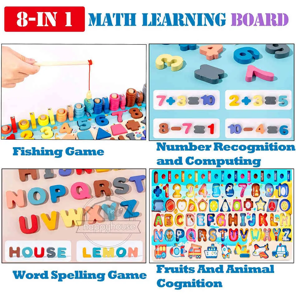 Montessori Magnetic Fishing Board For Kids Educational Math Toy For Ages 1 3  From Emporiumwholesale, $11.26