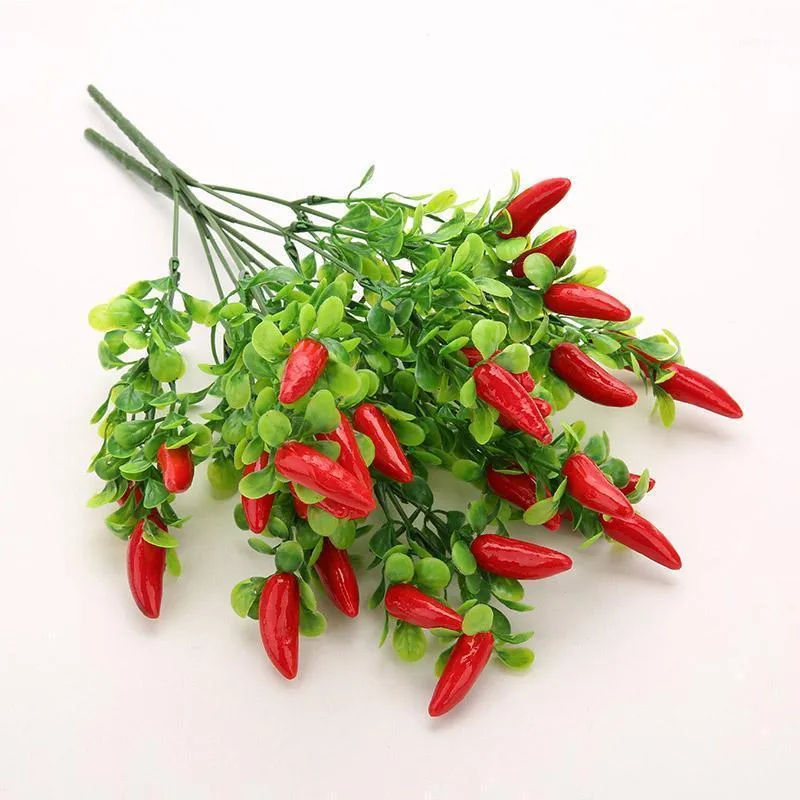 Plast Creative Red Pepper Artificial Plants Decorative Trees Christmas Gift Table Decorating1