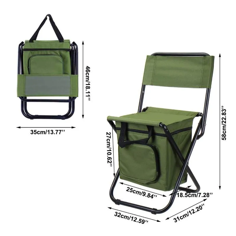 Portable Folding Fishing Chair Backpack With Bunnings Insulation Batts, Cooler  Bag, And Beach Seat Ideal For Camping And Outdoor Activities From  Xiaoqiaoliu, $46.87