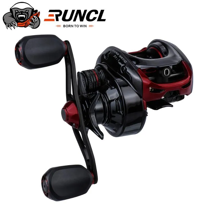 Baitcasting Reels RUNCL MERCED Reel:Sealed Drag System,7.1:1 Gear  Ratio,10+1 Stainless Steel Ball Bearings,Bass Fishing Reel From 58,06 €