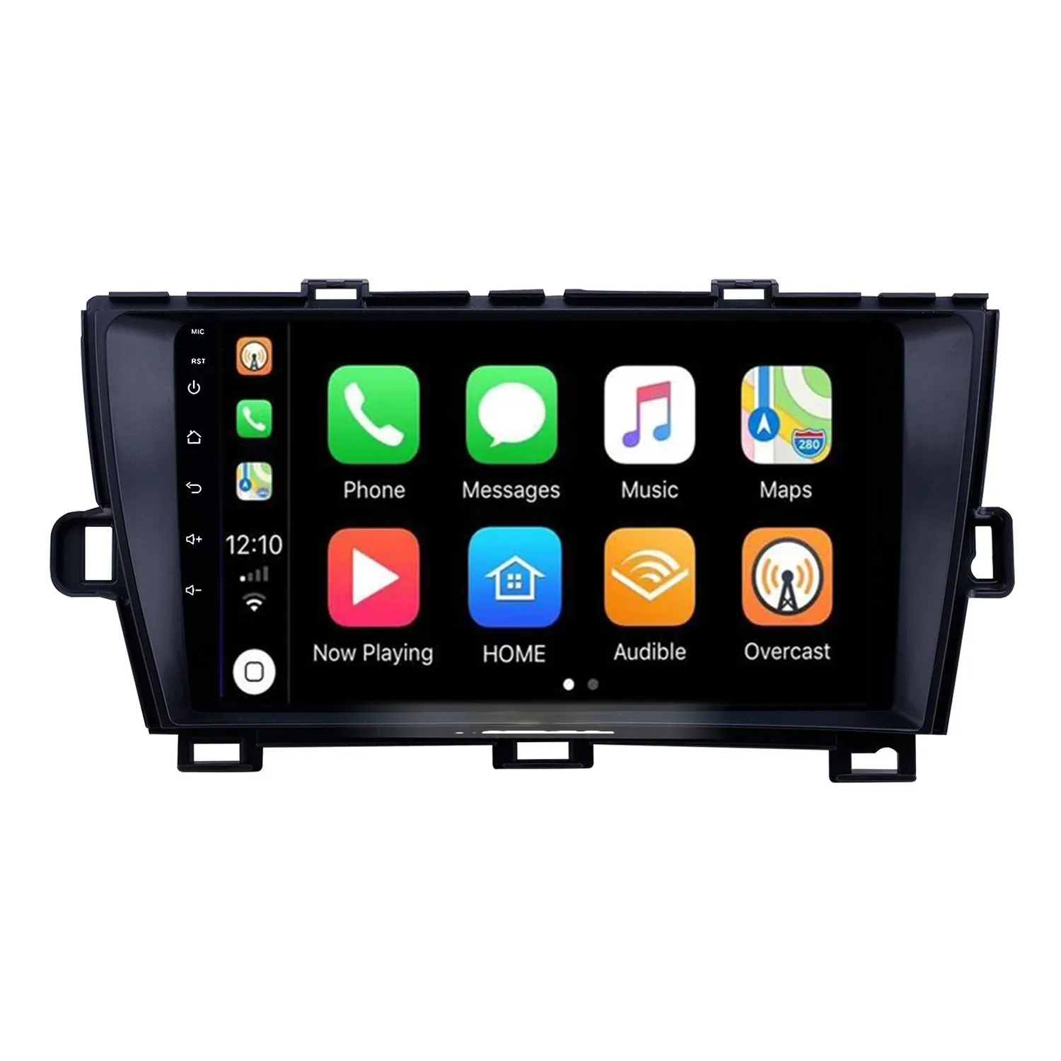 Android Car HD TouchScreen 9-дюймовый видео на 2009-2013 Toyota Prius LHD AUX Bluetooth WiFi USB GPS навигационная навигация радиоподжерной SWC Carplay