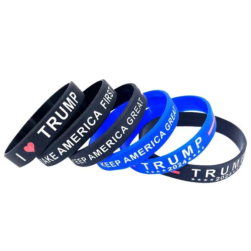 Glow Let`s Go Brandon 2022 New Silicone Bracelet Party Favor Rubber Wristband Presidential Election Gift Wrist Strap