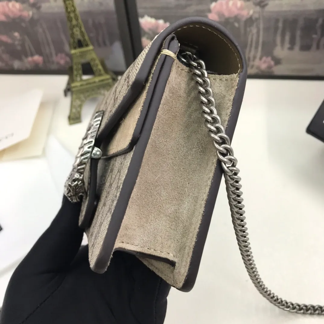 2021 Mini moda oryginalna skórzana torba na ramiona torebki Zmień portfele klasyczne damskie torby crossbody z pudełkiem 476432