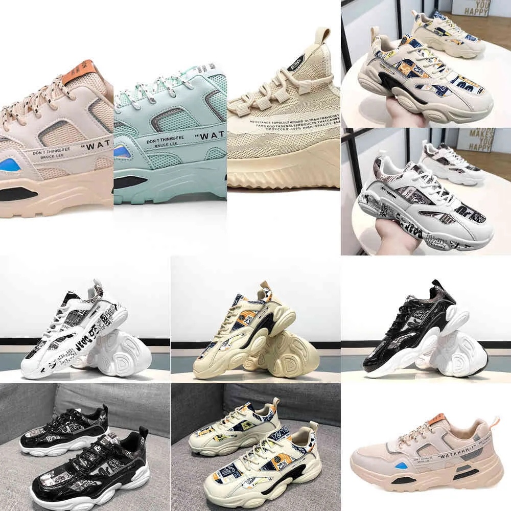 GWMQ Platformu Koşu Ayakkabıları Erkekler Erkek Eğitmenler Için Beyaz Üçlü Siyah Serin Gri Açık Spor Sneakers Boyutu 39-44 23