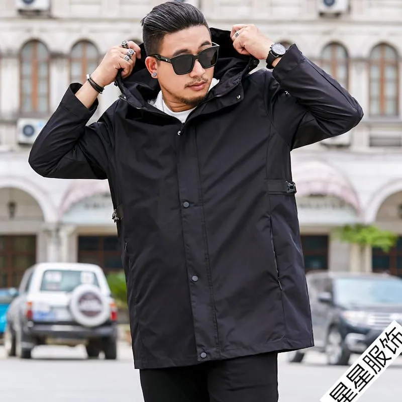 在庫アウトレット メンズジャケットプラスサイズ8xl 6xl 5xl 4xlブランドパーカートレンチコートメンズウインドブレーカーオスメンズ服ロングブラックジャケット ネット売り出し Kyoderdesign Com