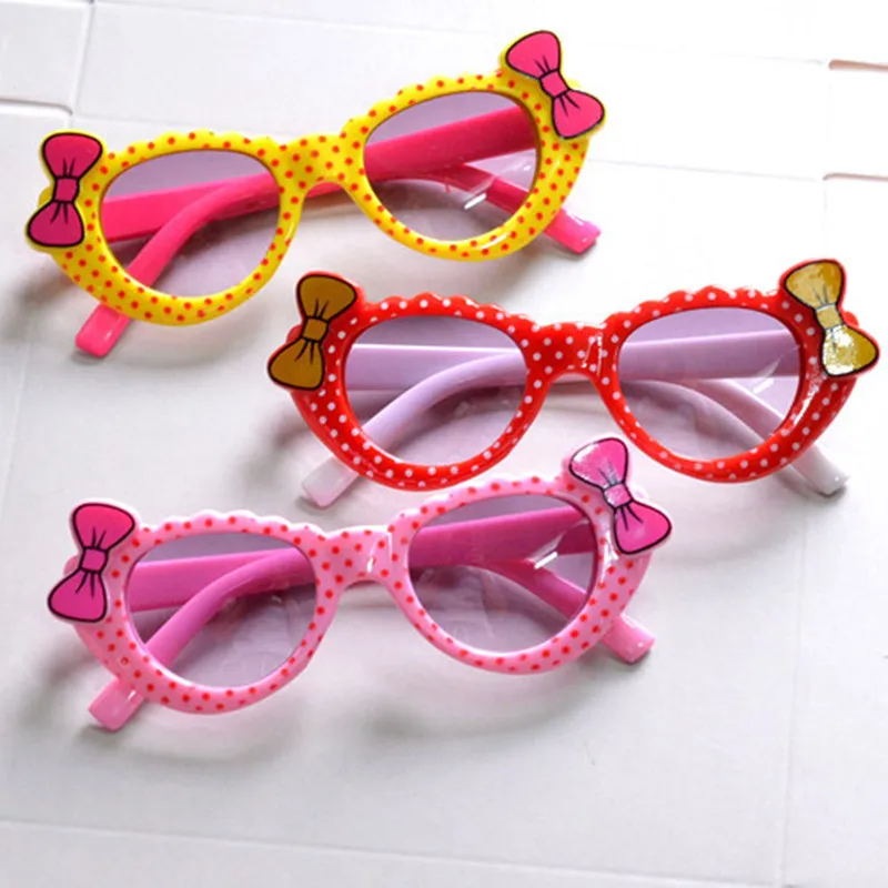 Children's Eyewear Love Heart Girls Kids Sunglasses Summer UV400 Plastic Sun Glasses For Girls