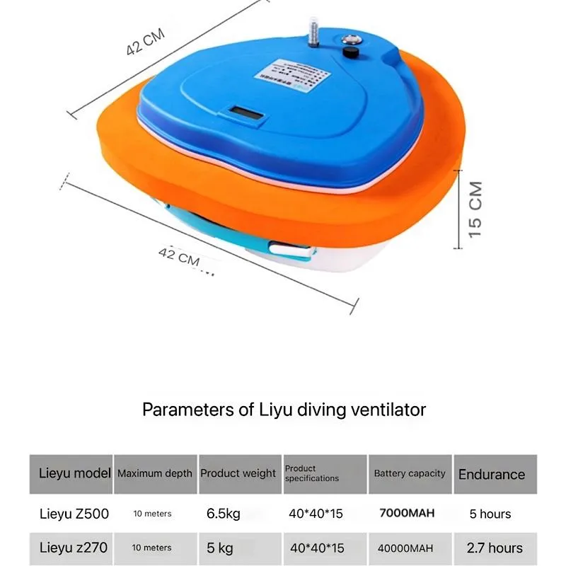 Attrezzatura per respiratore per immersioni subacquee adatta per pesca marina e acquacoltura Tiro subacqueo Immersione 10 metri Accessori302Q