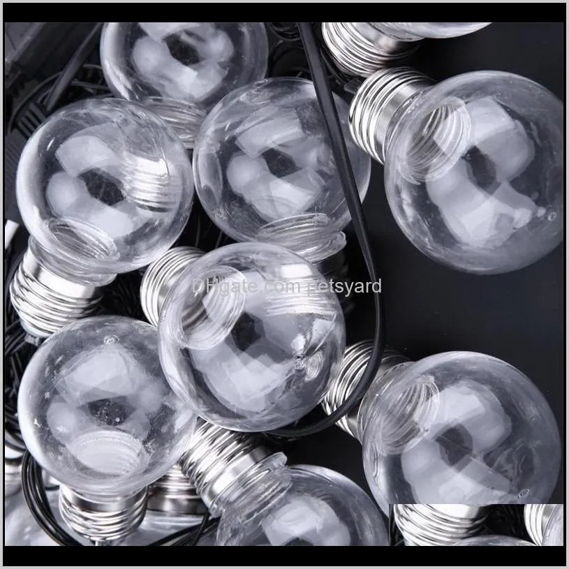 6m 20 led ball garland string fairy lights wedding party home decoration lamp bulb holiday party lamps garden garland 20pcs 27 o2