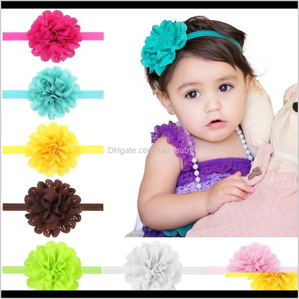 Baby Girl Elastic Hairband Children Hair Wear For Kids Head Band Flower  Headband Baby Purple Hair Accessories Kmfrq 7Cfno From Lulu_baby, $0.59