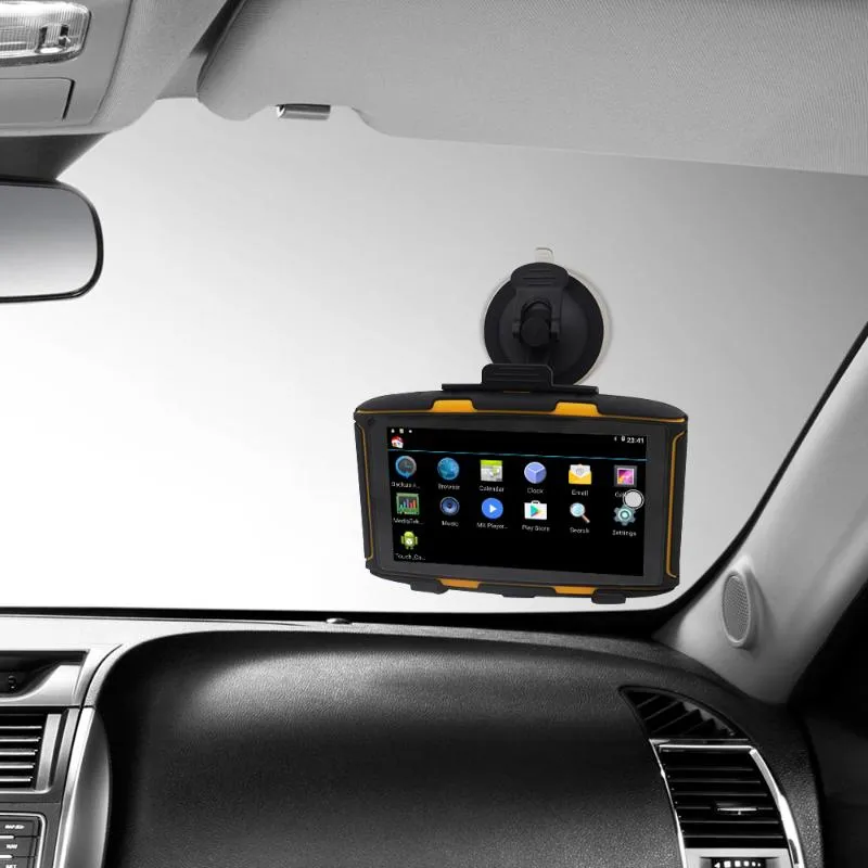 Navigateur GPS portable pour moto, écran tactile étanche IPX7