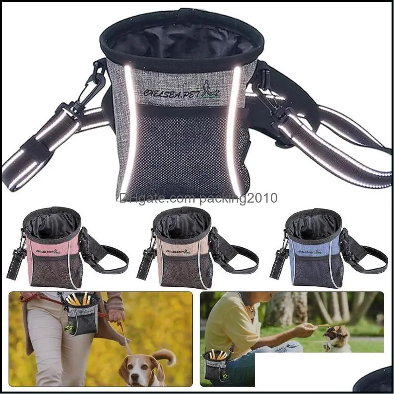 Outdoor Training Dog Snack Bag Dog Bag Strong Wear Resistance Large Capacity Training Waist For Pet Supplies