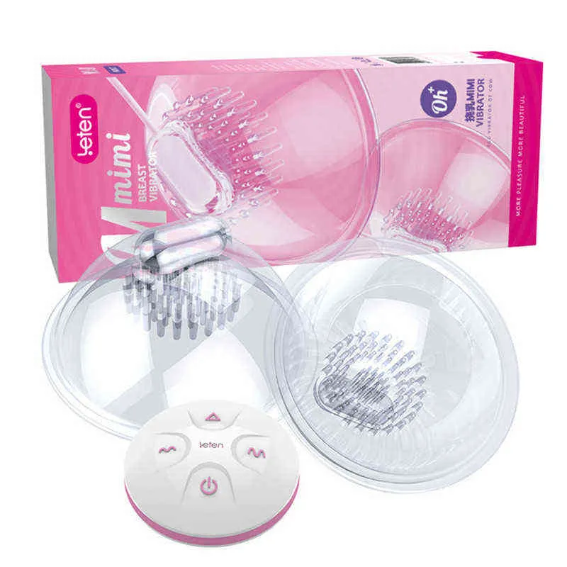 NXY Pump Leksaker Bröstnippelstimulering Licking Underkläder Vibrator Förstoring Bröstmassage Sex för Women Products Cat 1126