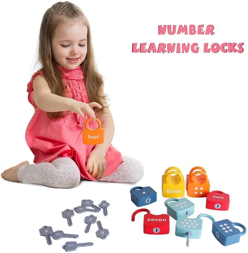  Baby Keys Montessori Juguetes para niños pequeños – Llaves de  juguete, juegos a juego para niños pequeños, juguetes de aprendizaje para  niños de 2 años – Llaves reales, juguetes de juego
