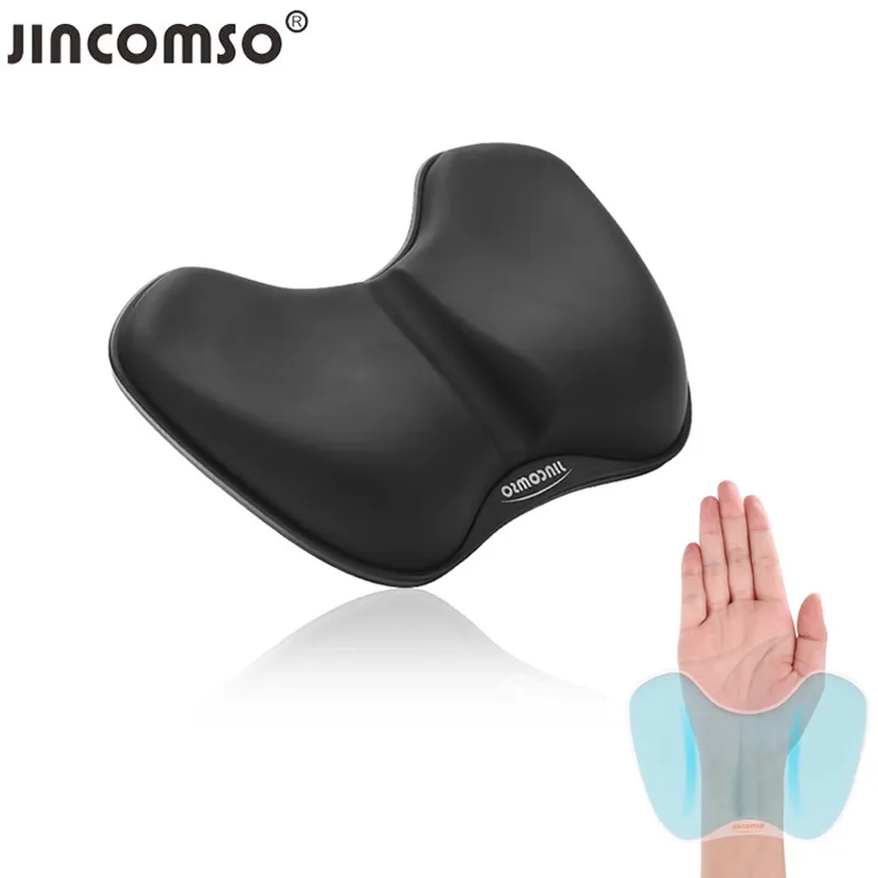 Jincomso Rest Mouse Pad 게임 3D 실리콘 젤 마우스 패드 매트 건강한 인체 공학적 소프트 메모리 손목 지원 키보드 사무실