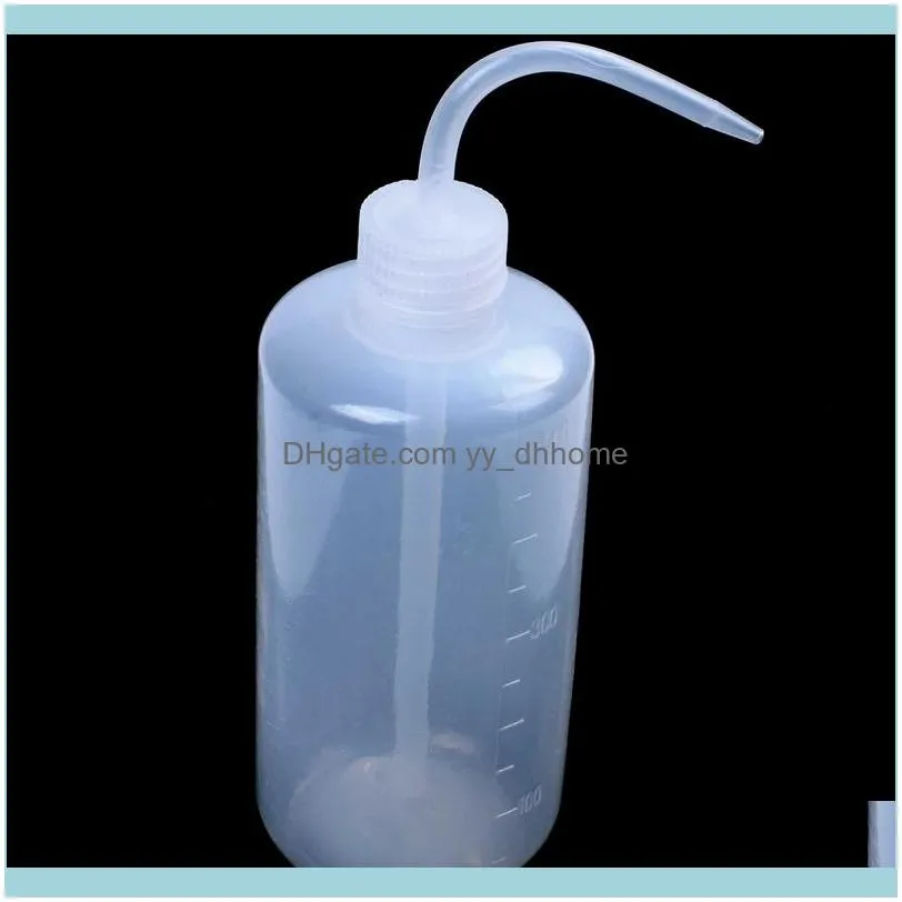 2 Pack Plant Flower Succulent Watering Bottle Plastic Bend Mouth Watering Squeeze Bottle--250ML and 500ML1