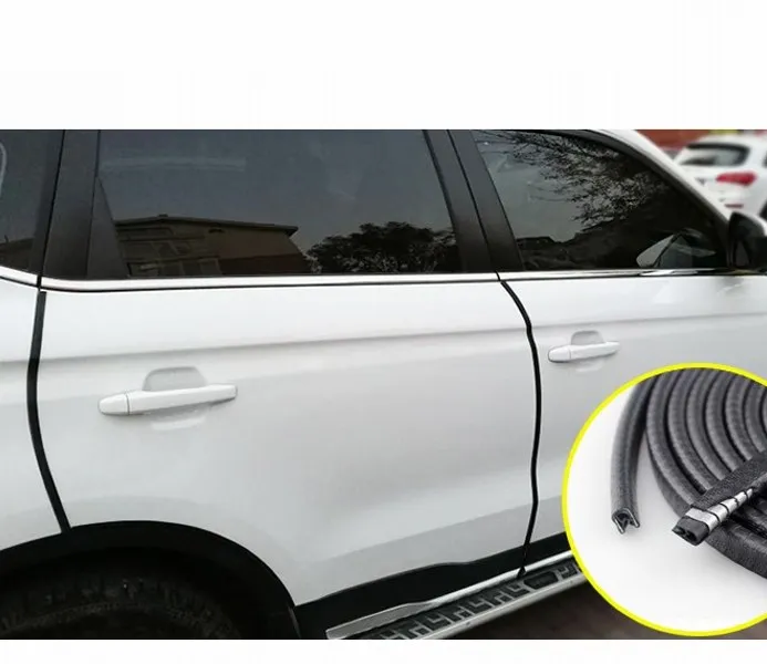 5M Striscia di protezione antigraffio per portiera dell'auto Isolamento acustico Guarnizione Guarnizione Accessori per la tenuta del bordo della porta anteriore posteriore205p