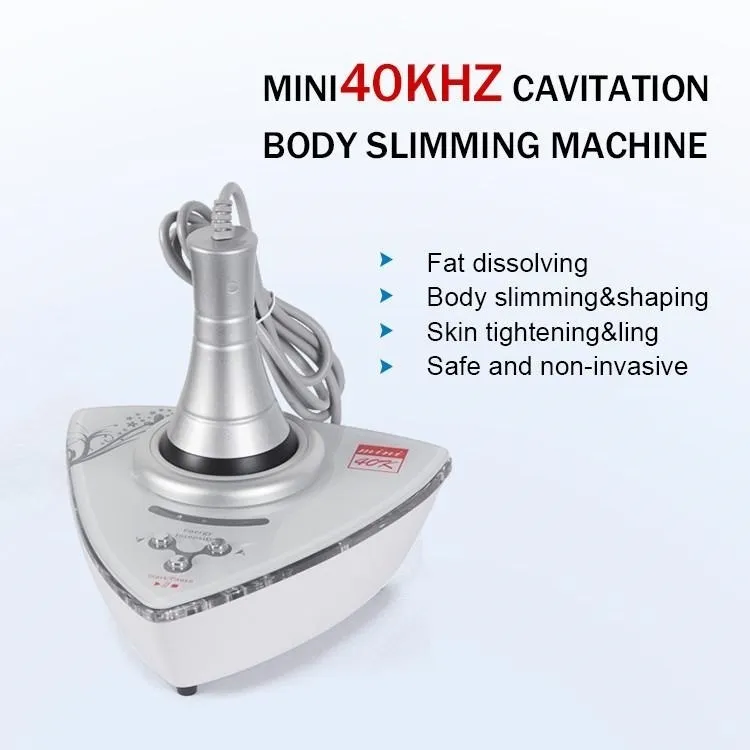 Mini Home Usage Cavitation de 40k Ultrasound Minceur MACHINE DE BEAUTÉ ANTILLULIÈRE NON NONVRAVASIVE SAFFE