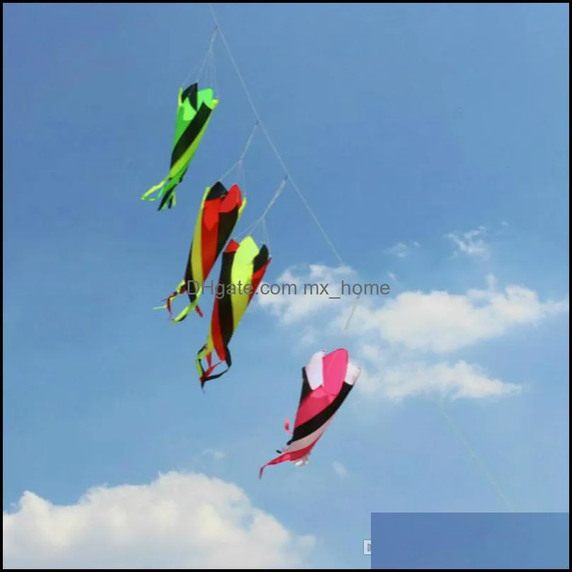 1.2M 2.5M Professional Kite Accessories 3D Rainbow Windsocks For Car/ Triangle Kites Kids Gift