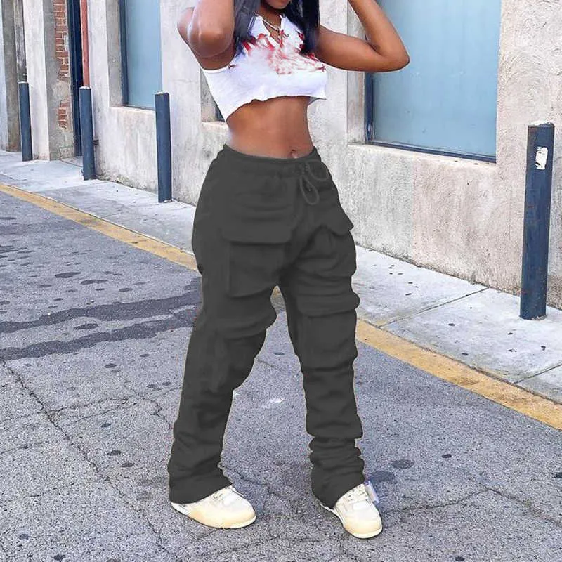 Red High Waist Sweatpants For Women Y2K Harajuku Joggers Streetwear Mall Goth Cargo Pants Safari Cargo Trousers Women X0629 From Cow01 13.7 DHgate.Com