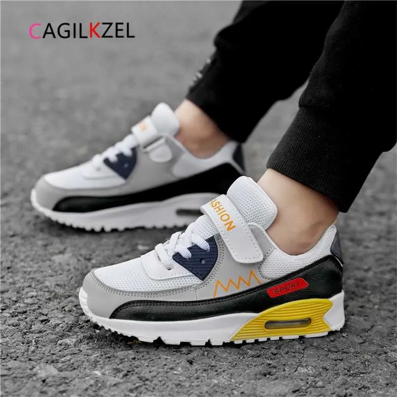 CAGILKZEL Autumn Children Shoes Breathable Mesh Sports Shoes for Boys Casual Running Sneakers Boys Kids Shoes Chaussure Enfant 211022
