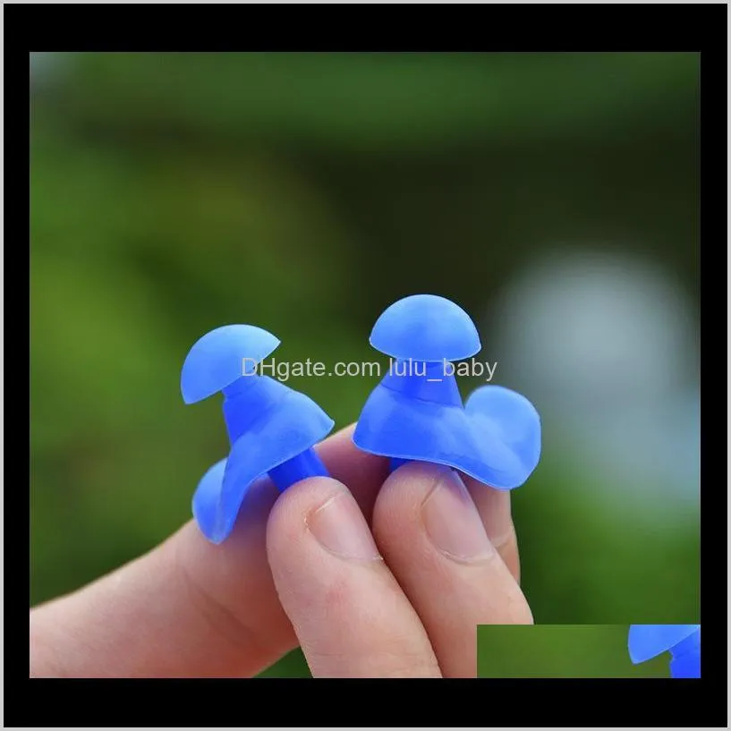 waterproof swimming professional silicone swim earplugs for adult swimmers children diving soft anti-noise ear plug