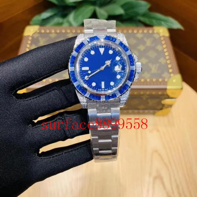 人気通販 メンズ自動メカニカルスポーツ腕時計 40mmサファイアアンチスクラッチ鏡 ウィンドウデート 折りたたみバックル カラーダイヤモンドファッションシニアスター ショッピング通販 Roebuckbuilders Com