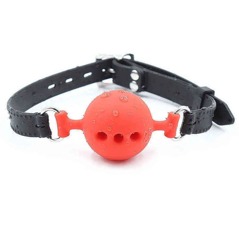 NXY – jouet sexuel pour adulte, boule Gag en Silicone à 3 trous, jeux de contraintes de Bondage Bdsm, jouets fétichistes à bouche ouverte pour Couples, outils 1216