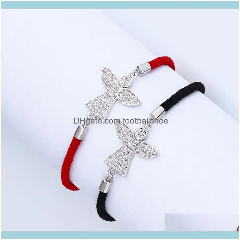 Designers Korean fashion lovers Red Rope Bracelet simple adjustable ANGEL BRACELET girlfriend gift accessories