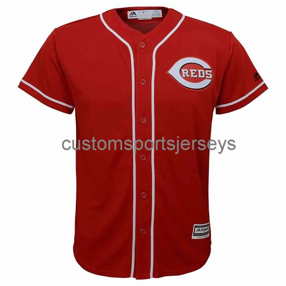 Nieuwe Todd Frazier Red Alt Cool Base Jersey XS-5XL 6XL gestikte honkbaltruien retro