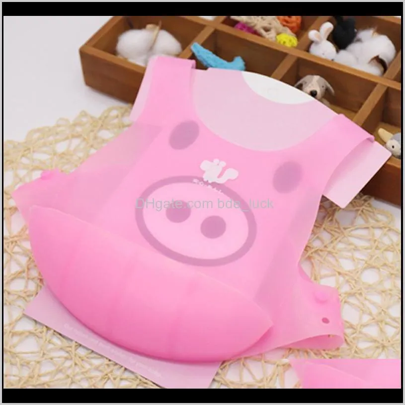 Baby Bibs Waterproof Silicone Feeding Saliva Towel Born Cartoon Aprons Burp Cloths Care &