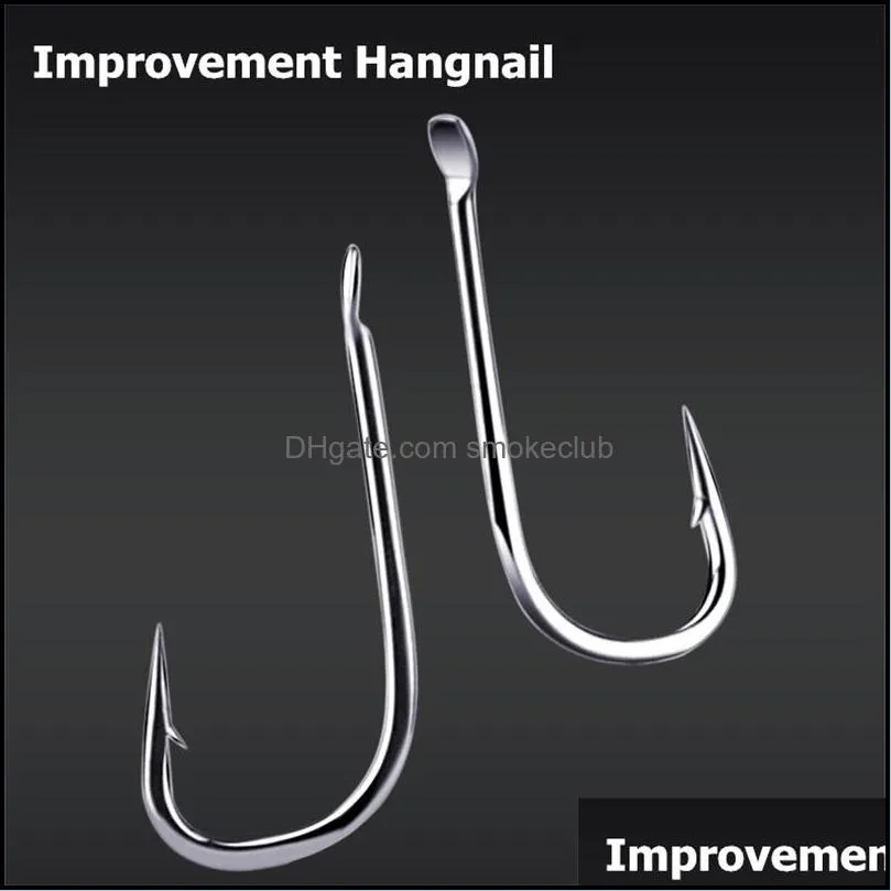 High Carbon Steel Iseama Fishhook 0.5#-16# Single Hook Qulity Fishing Black Color Big Treble Hooks